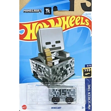 Hotwheels Phiên bản Kỷ niệm 15 năm Minecraft màu xám 136 24G, giảm giá 154.414₫