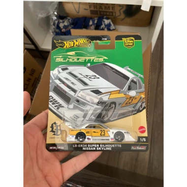 Hotwheels Premium Nissan Skyline GTR R34 LBWK – Mô hình ô tô, giảm còn 399.000₫