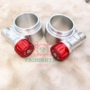 HPA Cao Cấp tặng chỉnh phuộc lò xo Nguyên Cặp Trái Phải núm ngắn, HPA bạc núm đỏ - Giá 645.000đ