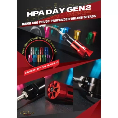 HPA Dây Gen2 GH-Racing Ohlins, Profender, Nitron - Cặp Trái Phải, Giá 4,100,000₫