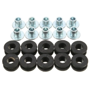 Hrtyvhin 10 chiếc grommet cao su cho xe máy - bu lông giảm áp, đệm ống lót, lắp đặt dễ dàng, giá chỉ 57.065₫
