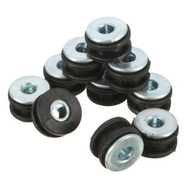 Hrtyvhin 10 chiếc grommet cao su cho xe máy - bu lông giảm áp, đệm ống lót, lắp đặt dễ dàng, giá chỉ 57.065₫