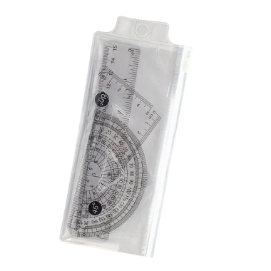 Hrtyvhin 4 Bộ Toán Hình Học 15cm Nhựa Thước Tam Giác & Thẳng Giá 37,208 VND 6