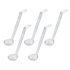 Hrtyvhin 5 Chiếc Nhựa An Toàn Tay Cầm Dài Thìa Canh Chịu Nhiệt cho Bát Sâu, Cocktail, Trộn - Giá 121,220 VND 5