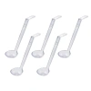 Hrtyvhin 5 Chiếc Nhựa An Toàn Tay Cầm Dài Thìa Canh Chịu Nhiệt cho Bát Sâu, Cocktail, Trộn - Giá 121,220 VND 8