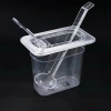 Hrtyvhin 5 Chiếc Nhựa An Toàn Tay Cầm Dài Thìa Canh Chịu Nhiệt cho Bát Sâu, Cocktail, Trộn - Giá 121,220 VND 9