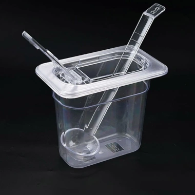 Hrtyvhin 5 Chiếc Nhựa An Toàn Tay Cầm Dài Thìa Canh Chịu Nhiệt cho Bát Sâu, Cocktail, Trộn - Giá 121,220 VND