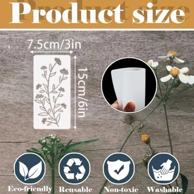 Hrtyvhin Dụng Cụ Thủ Công Chuyên Nghiệp Tái Sử Dụng Nghệ Thuật Stencil Bản Mẫu Độ Chính Xác Cắt Hình - Giá 84.249 VND