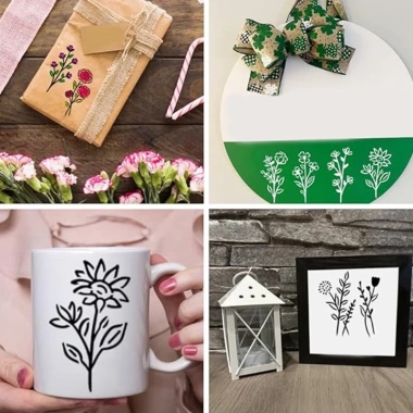 Hrtyvhin Dụng Cụ Thủ Công Chuyên Nghiệp Tái Sử Dụng Nghệ Thuật Stencil Bản Mẫu Độ Chính Xác Cắt Hình - Giá 84.249 VND