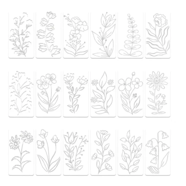 Hrtyvhin Dụng Cụ Thủ Công Chuyên Nghiệp Tái Sử Dụng Nghệ Thuật Stencil Bản Mẫu Độ Chính Xác Cắt Hình - Giá 84.249 VND