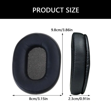 Hrtyvhin Miếng Lót Tai Nghe Thay Thế Đệm Cách Ly Tiếng Ồn RP‑HD601N HD605N HD805N Earpad Bọt Biển