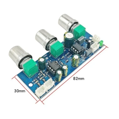 Hrtyvhin NE5.532 2‑1 Kênh Preamp Thính Giác, Truyền Thấp, Điều Khiển Loa Siêu Trầm, 110k VND 2