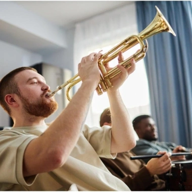 Hrtyvhin Professional Trumpet - Đồng trượt điều khiển ghi chú, giảm 18%
