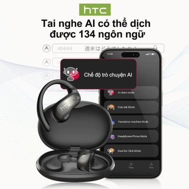 HTC NE19 Tai Nghe Bluetooth 6.0 Phiên Dịch Không Dây HiFi Al - Giá 254.000₫ 3