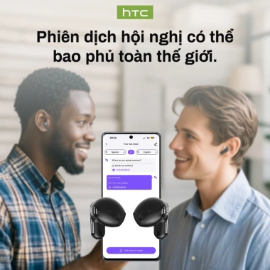 HTC NE20 Tai Nghe Bluetooth 6.0 AI Dịch Trực Tiếp, LED Thông Minh, HiFi, Khử Ồn - Giá 364k (Giá Gốc 455k) 3