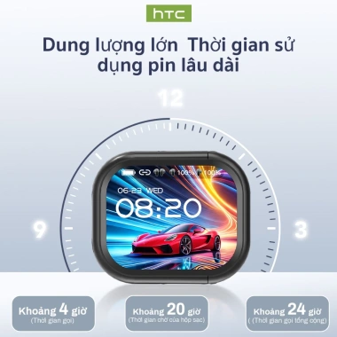 HTC NE20 Tai Nghe Bluetooth 6.0 AI Dịch Trực Tiếp, LED Thông Minh, HiFi, Khử Ồn - Giá 364k (Giá Gốc 455k) 5