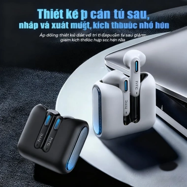 HTC NE49 Dịch Tai Nghe Bluetooth Đa Ngôn Ngữ, Thời Gian Thực, Pin 6.0h, IPX5 Chống Thấm, HiFi, Giảm Ồn - 199k 7