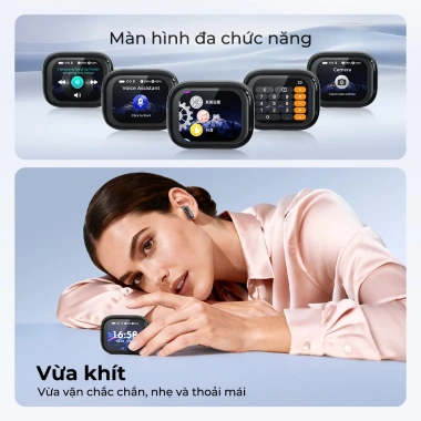 HTC NE68 Tai Nghe Phiên Dịch 134 Ngôn Ngữ Thời Thực Bluetooth 6.0 LED HiFi 10mm cho iOS Android PC