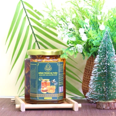 Hũ 280ml Đông trùng hạ thảo ngâm mật ong nguyên chất táo đỏ – Giá ưu đãi 80.000đ
