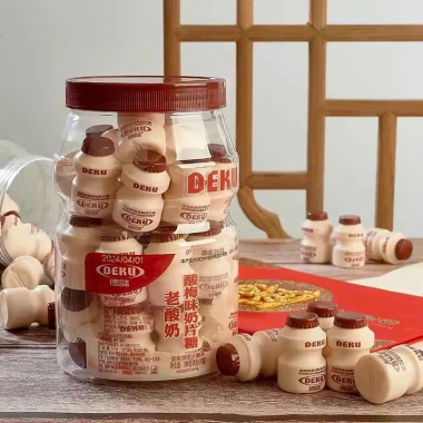 Hũ 30 lọ Kẹo sữa chua Yakult viên nén khô Deku 240g - 79.000, ăn vặt ngon rẻ