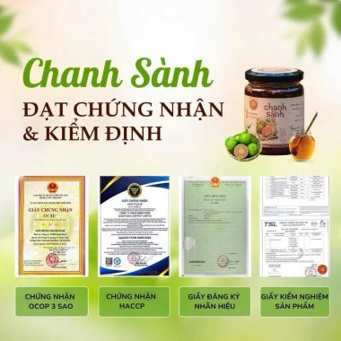 Hũ 500ml Chanh Sành & Đào Ủ Muối Mật Ong – Tiêu Đờm, Giảm Ho, Bổ Phế 65.000đ