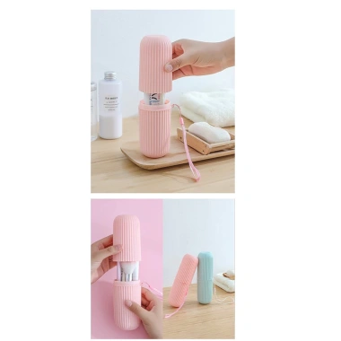 Hũ Đựng Bàn Chải Trụ và Kem Đánh Răng Kiểu Tròn, Kèm 2 Cốc Du Lịch - Giá 10.500 VND 4
