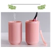 Hũ Đựng Bàn Chải Trụ và Kem Đánh Răng Kiểu Tròn, Kèm 2 Cốc Du Lịch - Giá 10.500 VND 5