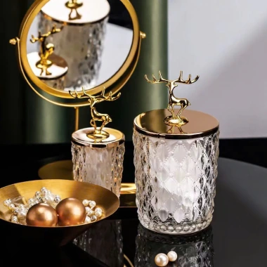 Hũ đựng tăm decor cao cấp phong cách châu Âu - Giá ưu đãi 95.550đ
