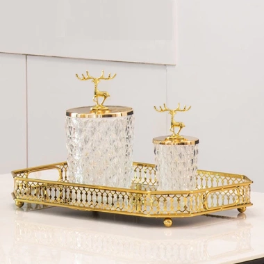 Hũ đựng tăm decor cao cấp phong cách châu Âu - Giá ưu đãi 95.550đ 4