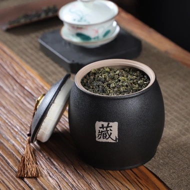 Hũ đựng trà 800ml gốm Phật sơn cao cấp - Chống ẩm hoàn toàn, giá ưu đãi 239.000₫