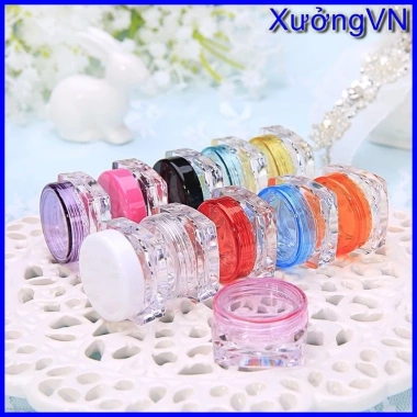 Hũ Lọ Mini Đựng Chiết Mỹ Phẩm, Kem Dưỡng, Son Dưỡng - Giá chỉ 5.000đ, Tiết Kiệm, Dễ Dùng, Đóng Gói An Toàn