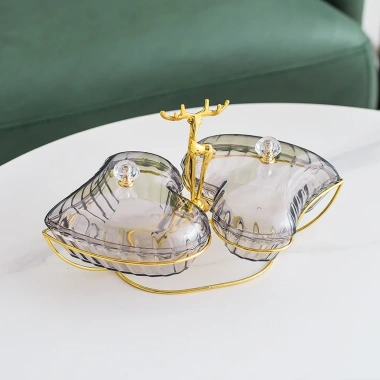Hũ mứt Tết 2.022 – Khay đựng bánh kẹo, trái cây khô nhựa sang trọng cho phòng khách Haza Home Decor – Giảm 16% 7