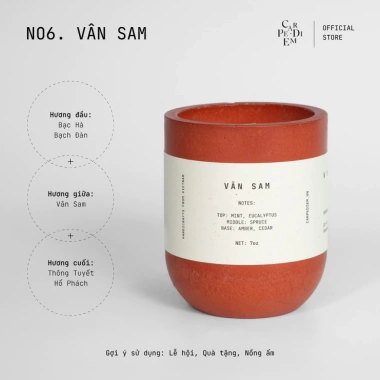 Hũ nến thơm phòng ngủ Carpe Diem hương dịu mát không hoá chất giá 471.420 VND 5 Hũ nến thơm phòng ngủ Carpe Diem hương dịu mát không hoá chất giá 471.420 VND 5