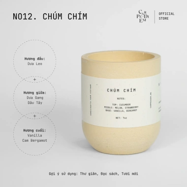 Hũ nến thơm phòng ngủ Carpe Diem hương dịu mát không hoá chất giá 471.420 VND 7 Hũ nến thơm phòng ngủ Carpe Diem hương dịu mát không hoá chất giá 471.420 VND 7