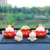 Hũ tiền đỏ trang trí ô tô, nhà cửa - Kèm tượng Thần Tài & mèo Thần Tài, thu hút tài lộc, giảm còn 43.520₫ 6