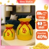 Hũ tiền vàng mini tài lộc may mắn - ống heo tiết kiệm, quà tân gia khai trương, giá ưu đãi 68.000₫