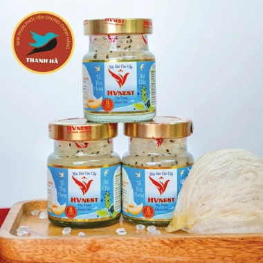 Hũ tổ yến HVNEST 70ml - Hạt Chia - Yến Sào Hoàng Việt, hỗ trợ sức khỏe, chỉ 270k