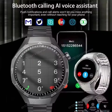 Huawei GT5 Pro - Đồng hồ thông minh nam GPS NFC, Màn hình AMOLED HD, Gọi Bluetooth, Chống nước