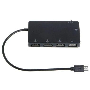 Hub 4 Cổng Micro USB OTG cho Android & Windows - Tương Thích Điện Thoại, Máy Tính Bảng, Giá Ưu Đãi 132.880 VND