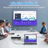 Hub 5 trong 1 TechHome DT1.026 – Sạc nhanh 100W, hỗ trợ USB‑C, HDMI, LAN, USB‑A, tương thích đa thiết bị 6