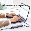 Hub 5in1 USB sang LAN 1.000Mbps + 3 cổng USB 3.0 Type-C - Ugreen 60.554, Hàng Chính Hãng, Giá 580.000₫ 6