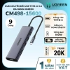 Hub 9 cổng Type-C Ugreen 15.600 - HDMI 4K, VGA, LAN Gigabit, PD 100W, USB 3.0, Đọc thẻ SD/TF - Giá chỉ 1,069,000₫