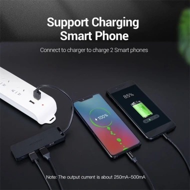 Hub Chia 1x4 USB 3.0 Vention 5Gbps - Nguồn 5V cho HDD, Mouse, Keyboard, Printer 7 Hub Chia 1x4 USB 3.0 Vention 5Gbps - Nguồn 5V cho HDD, Mouse, Keyboard, Printer 7
