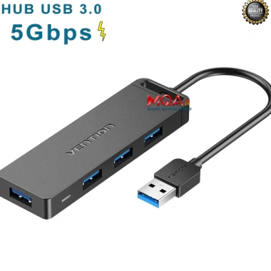 Hub Chia 1x4 USB 3.0 Vention 5Gbps - Nguồn 5V cho HDD, Mouse, Keyboard, Printer 9 Hub Chia 1x4 USB 3.0 Vention 5Gbps - Nguồn 5V cho HDD, Mouse, Keyboard, Printer 9