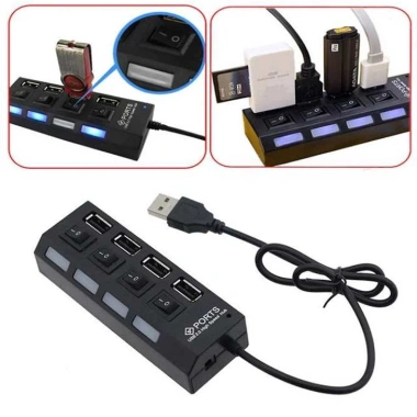 Hub chia cổng USB 4 cổng - USB 1 ra 4 nhanh, giá chỉ 38.400đ, giảm giá ưu đãi