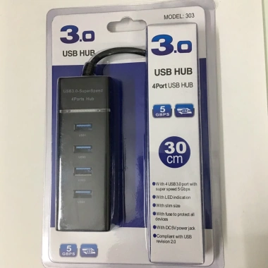 Hub chia USB 4 cổng USB 3.0 tốc độ cao - Giá 50.000₫, giảm từ 62.500, kết nối nhanh