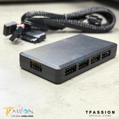 Hub chia USB Haiweishen UE05 1 ra 4 cổng 9 Pin USB 2.0 Mainboard + Cấp nguồn SATA PSU Chính hãng - Giá 295.000 VND