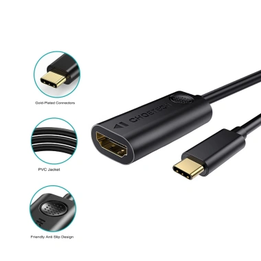Hub Choetech HUB-H04 chuyển đổi Type‑C sang HDMI 4K, giá 399.000₫ hàng chính hãng 4