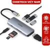 Hub Choetech HUB-M19 7in1 Type-C HDMI, USB3, PD 100W, SD/TF giảm còn 989.000₫