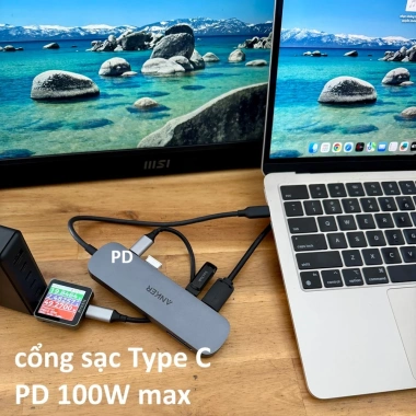 Hub đa năng 7in1 Anker A83D2 4K 60Hz USB‑C – Bảo hành 12 tháng, giảm còn 840.000₫ 6 Hub đa năng 7in1 Anker A83D2 4K 60Hz USB‑C – Bảo hành 12 tháng, giảm còn 840.000₫ 6